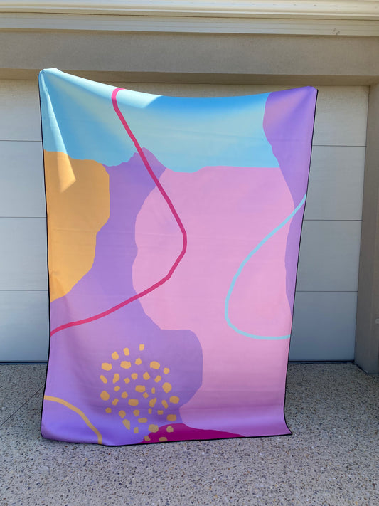 PASTEL POP Neoprene Beach + Picnic Mat